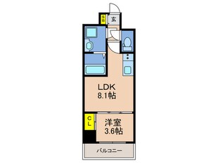 LIVIAZ KOBE LaMerの物件間取画像